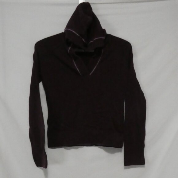 JACOB JR | xl - extra large | Dark Casual V-Neck Hoodie - Picture 2 of 15